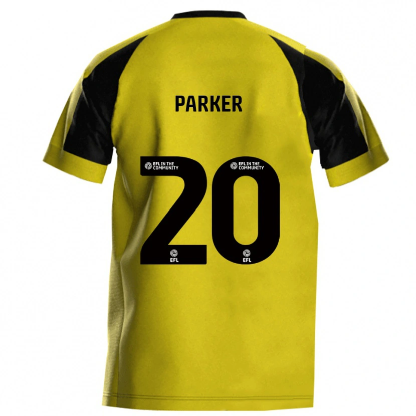 Danxen Men Charley Parker #20 Yellow Gray Home Jersey 2025/26 T-Shirt