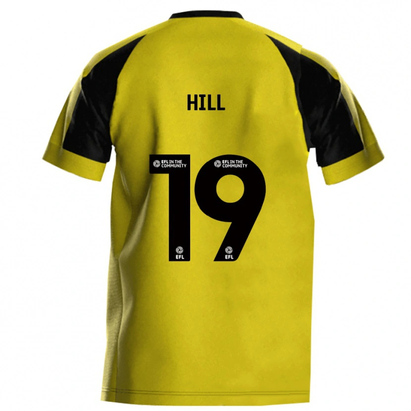 Danxen Men Tom Hill #19 Yellow Gray Home Jersey 2025/26 T-Shirt