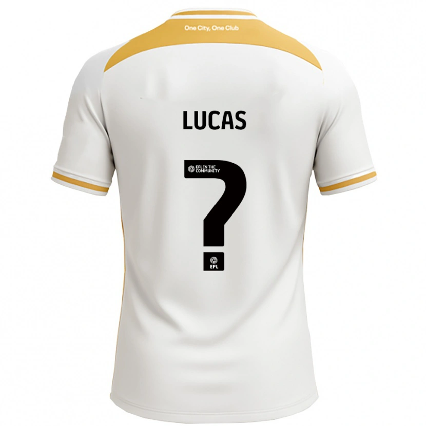 Danxen Men Dani Lucas #0 White Gold Home Jersey 2025/26 T-Shirt