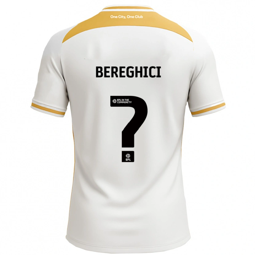 Danxen Men Artiom Bereghici #0 White Gold Home Jersey 2025/26 T-Shirt