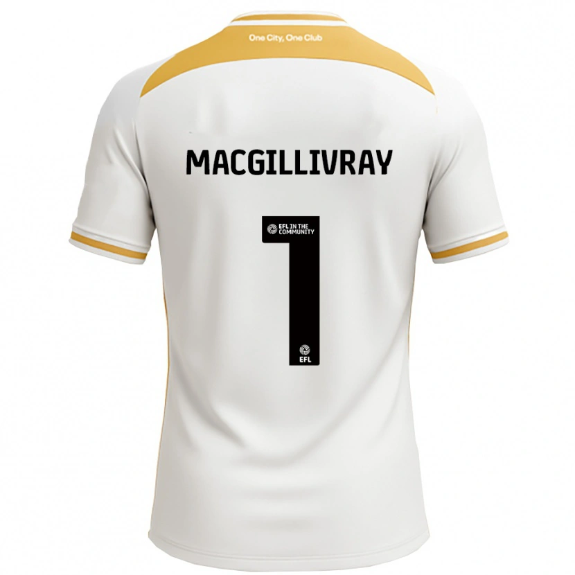 Danxen Men Craig Macgillivray #1 White Gold Home Jersey 2025/26 T-Shirt