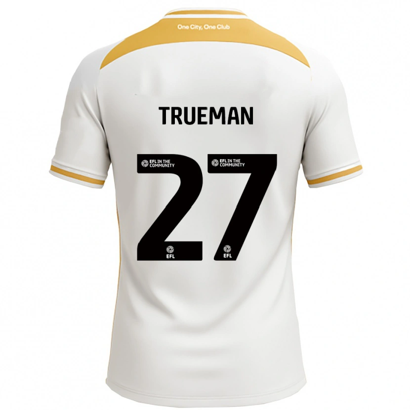 Danxen Men Connal Trueman #27 White Gold Home Jersey 2025/26 T-Shirt