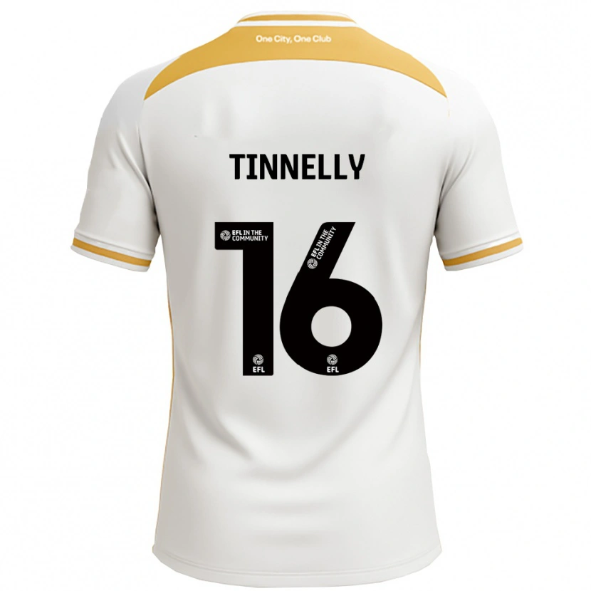 Danxen Men Becky Tinnelly #16 White Gold Home Jersey 2025/26 T-Shirt