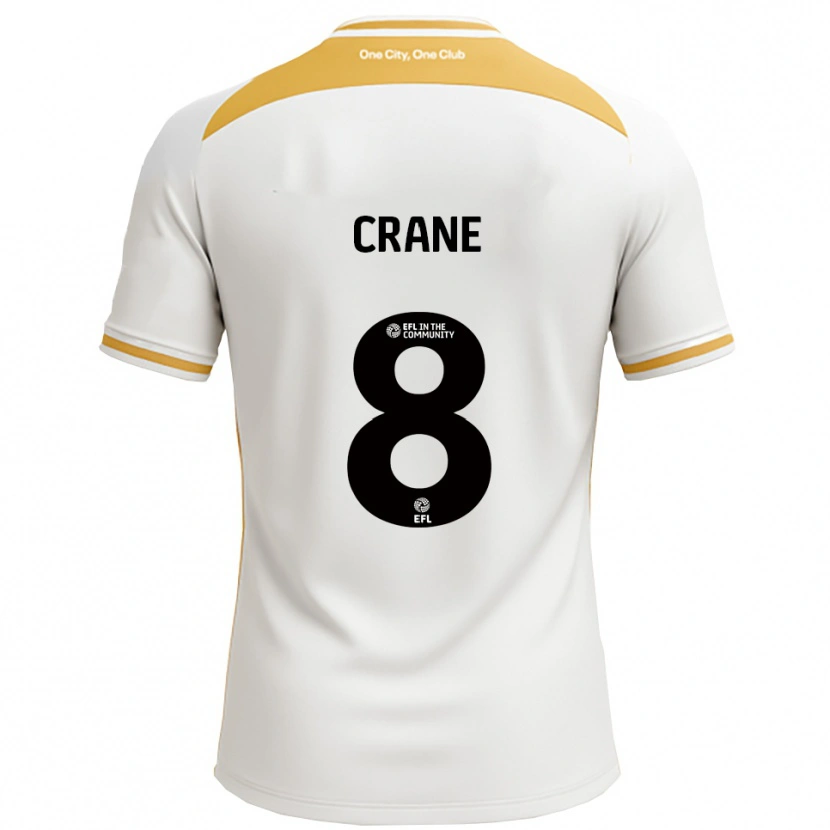 Danxen Men Max Crane #8 White Gold Home Jersey 2025/26 T-Shirt