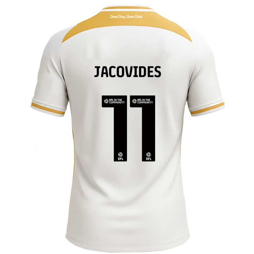 Danxen Men Annaliese Jacovides #11 White Gold Home Jersey 2025/26 T-Shirt