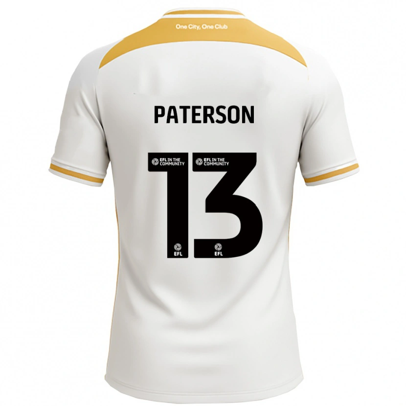 Danxen Men Callum Paterson #13 White Gold Home Jersey 2025/26 T-Shirt