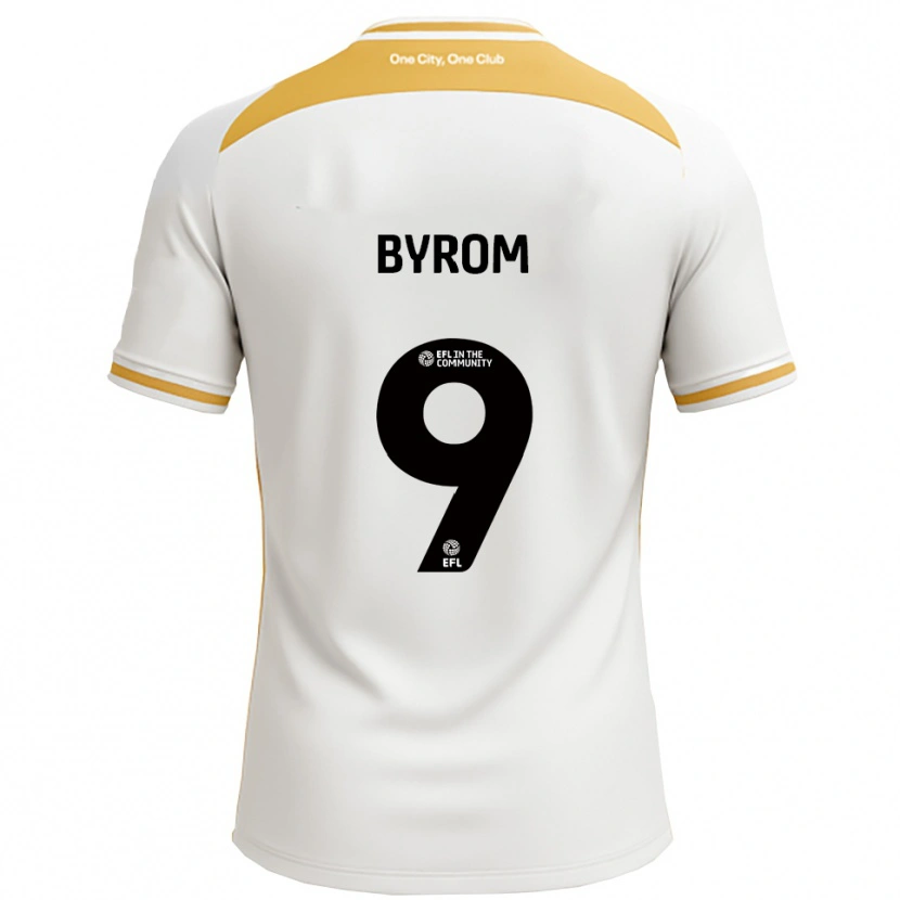 Danxen Men Sophie Byrom #9 White Gold Home Jersey 2025/26 T-Shirt