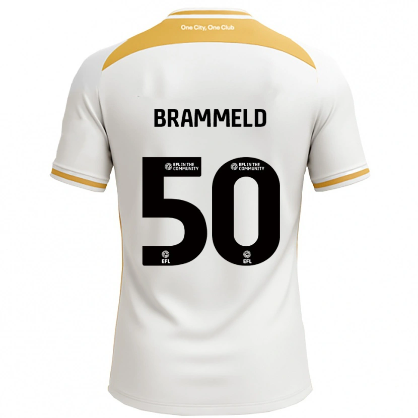 Danxen Men Michael Brammeld #50 White Gold Home Jersey 2025/26 T-Shirt