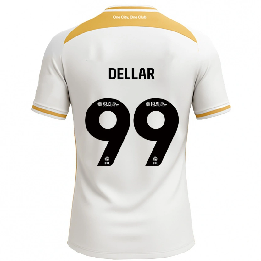 Danxen Men Megan Dellar #99 White Gold Home Jersey 2025/26 T-Shirt