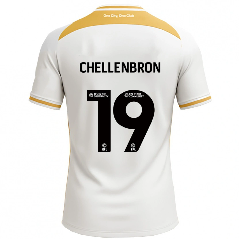 Danxen Men Katie Chellenbron #19 White Gold Home Jersey 2025/26 T-Shirt