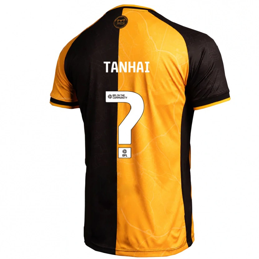 Danxen Men Cassius Tanhai #0 Yellow Black Home Jersey 2025/26 T-Shirt