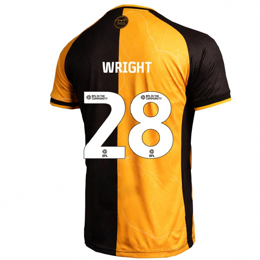 Danxen Men Jordan Wright #28 Yellow Black Home Jersey 2025/26 T-Shirt