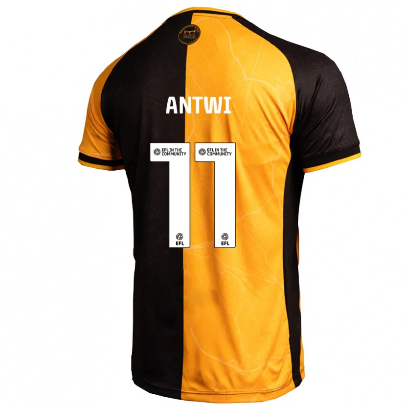 Danxen Men Cameron Antwi #11 Yellow Black Home Jersey 2025/26 T-Shirt