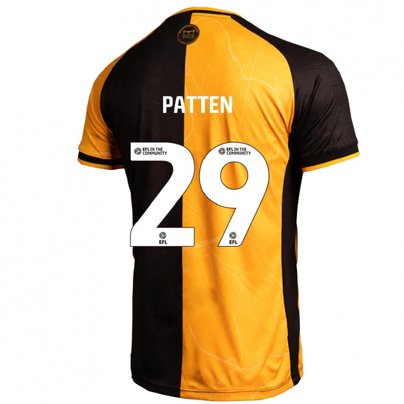 Danxen Men Keenan Patten #29 Yellow Black Home Jersey 2025/26 T-Shirt