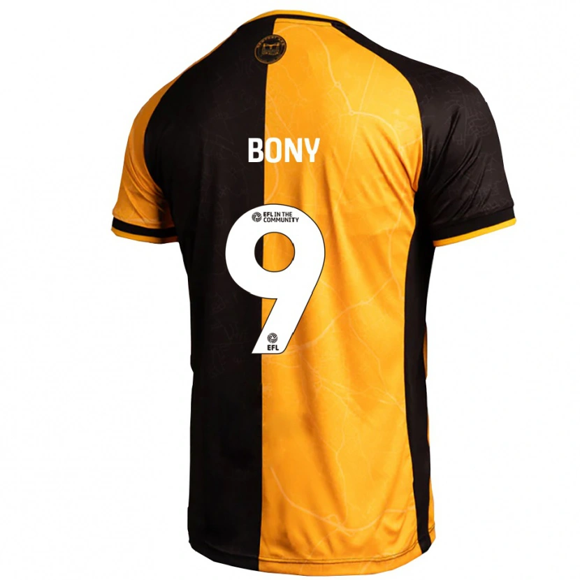 Danxen Men Orphee Bony #9 Yellow Black Home Jersey 2025/26 T-Shirt