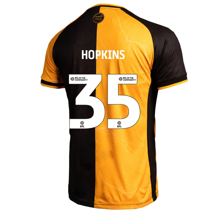 Danxen Men Bailey Hopkins #35 Yellow Black Home Jersey 2025/26 T-Shirt