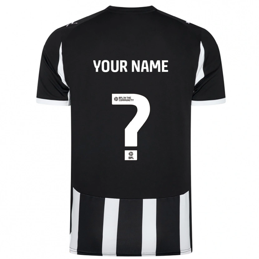 Danxen Men Your Name #0 Black White Home Jersey 2025/26 T-Shirt