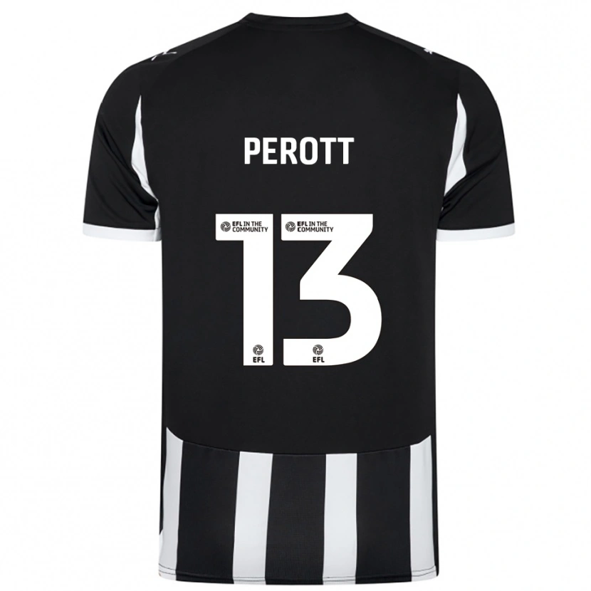 Danxen Men Milai Perott #13 Black White Home Jersey 2025/26 T-Shirt