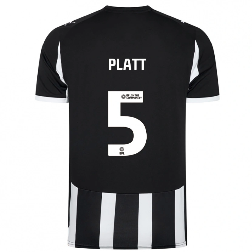 Danxen Men Matty Platt #5 Black White Home Jersey 2025/26 T-Shirt