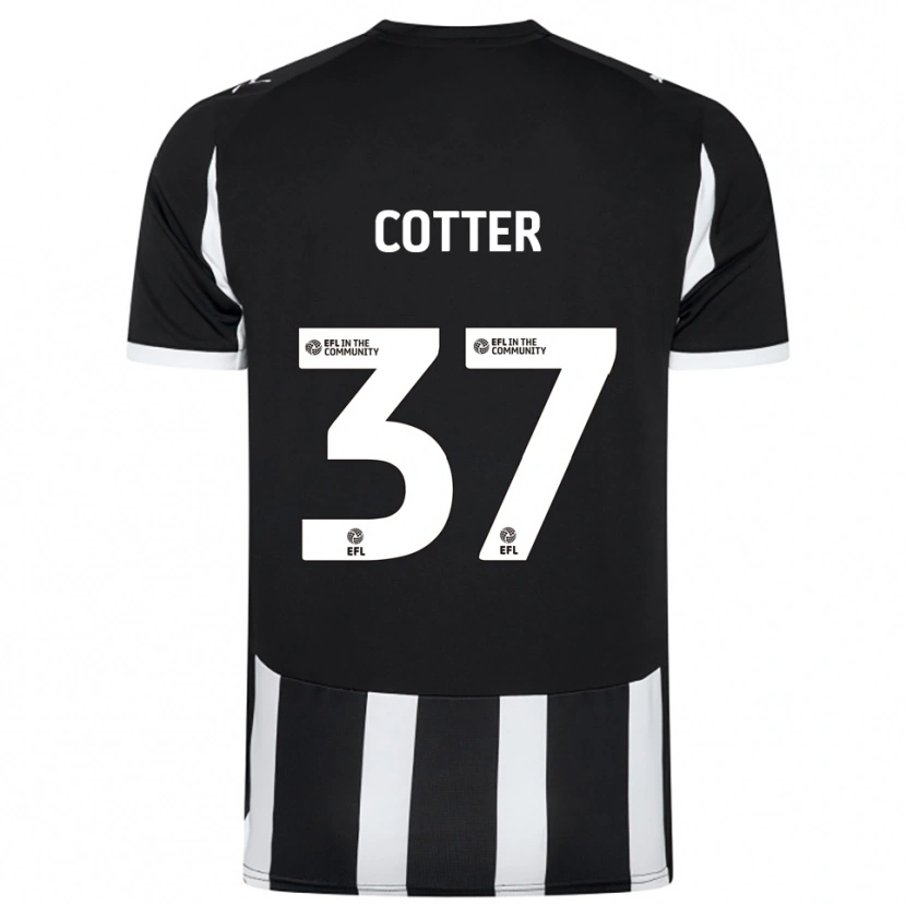 Danxen Men Barry Cotter #37 Black White Home Jersey 2025/26 T-Shirt