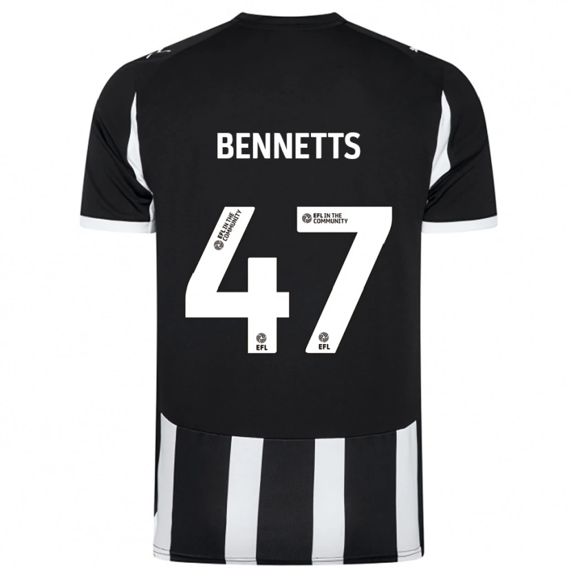 Danxen Men Keanan Bennetts #47 Black White Home Jersey 2025/26 T-Shirt