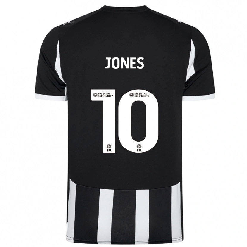 Danxen Men Jodi Jones #10 Black White Home Jersey 2025/26 T-Shirt