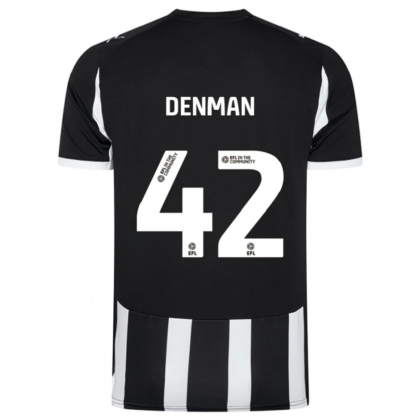 Danxen Men Zac Denman #42 Black White Home Jersey 2025/26 T-Shirt