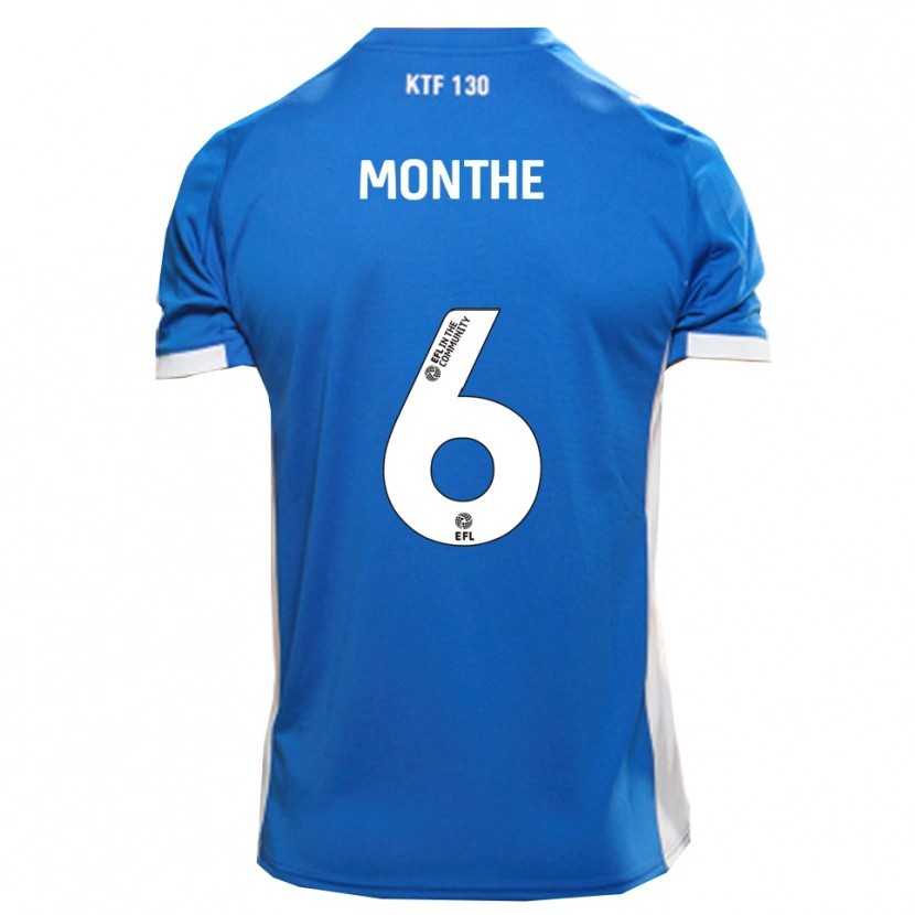 Danxen Men Manny Monthe #6 Blue White Home Jersey 2025/26 T-Shirt