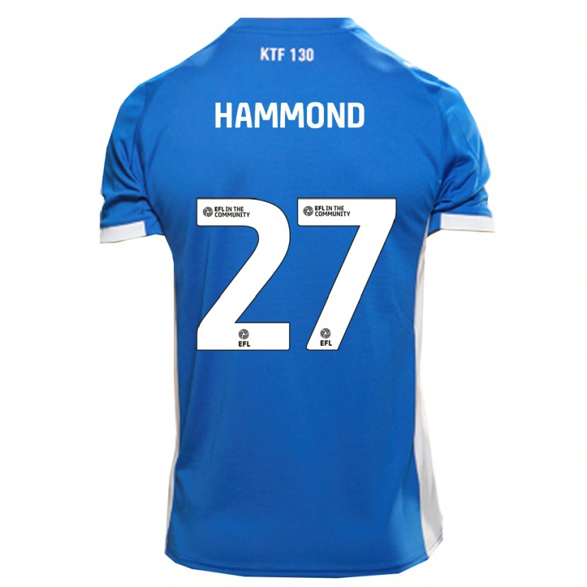 Danxen Men Oliver Hammond #27 Blue White Home Jersey 2025/26 T-Shirt