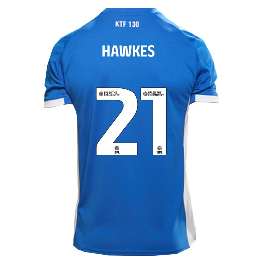 Danxen Men Josh Hawkes #21 Blue White Home Jersey 2025/26 T-Shirt