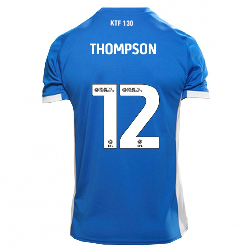 Danxen Men Jaheim Thompson #12 Blue White Home Jersey 2025/26 T-Shirt