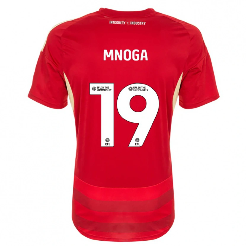 Danxen Men Haji Mnoga #19 Red White Home Jersey 2025/26 T-Shirt