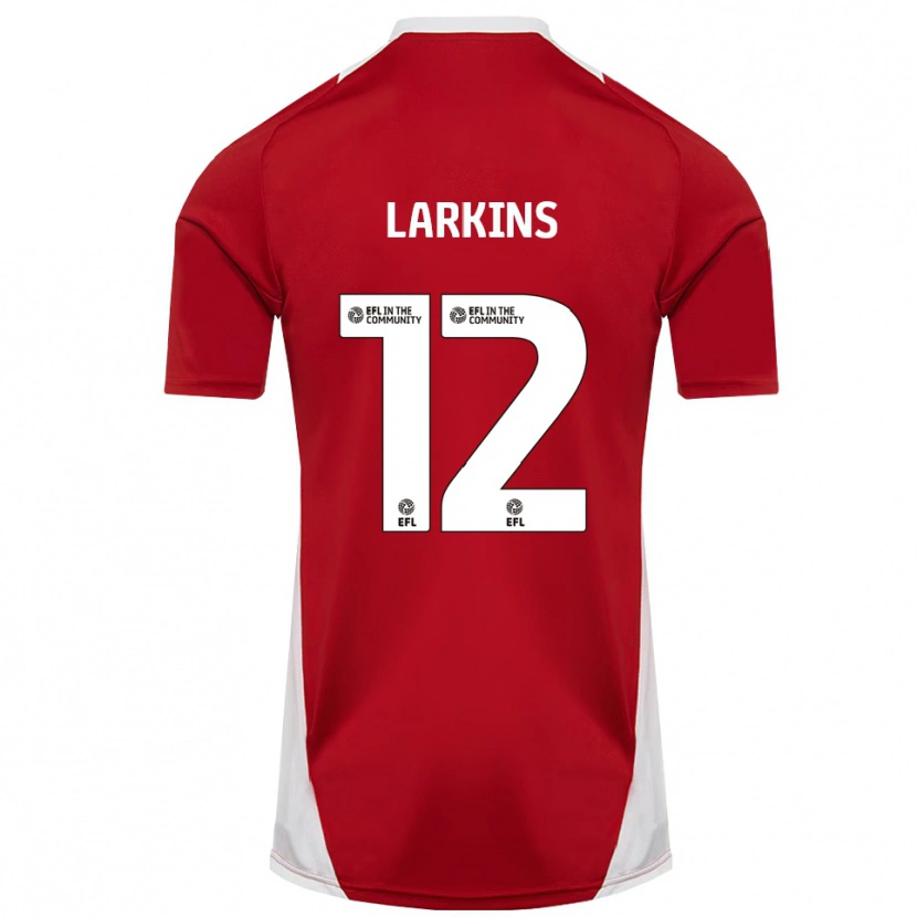 Danxen Men Kian Larkins #12 Red White Gold Home Jersey 2025/26 T-Shirt
