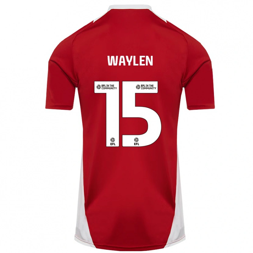 Danxen Men Libby Waylen #15 Red White Gold Home Jersey 2025/26 T-Shirt