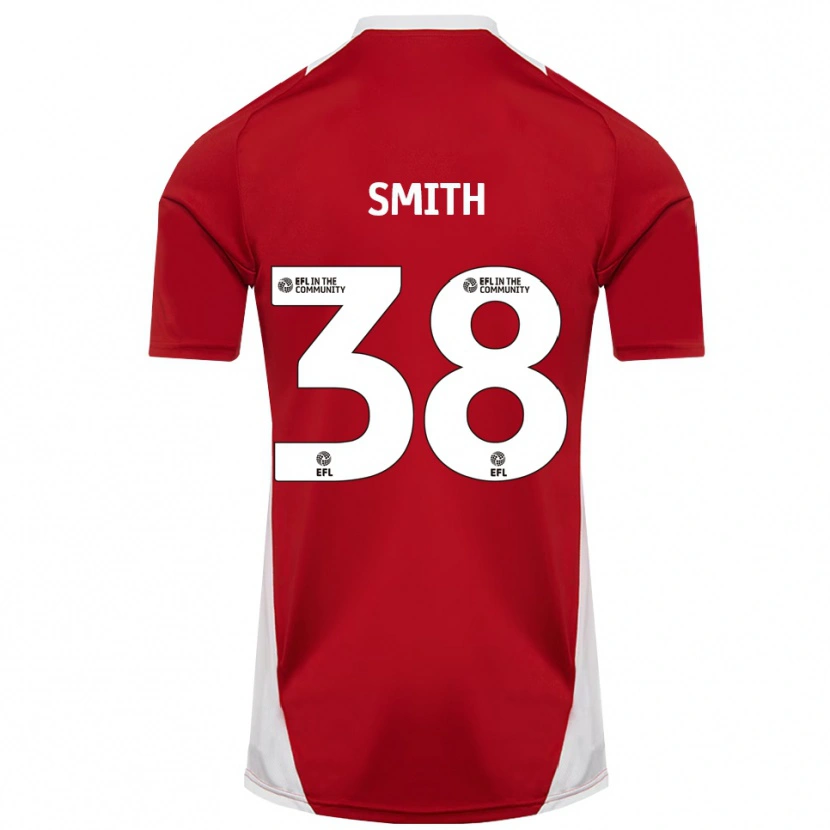 Danxen Men Sam Smith #38 Red White Gold Home Jersey 2025/26 T-Shirt