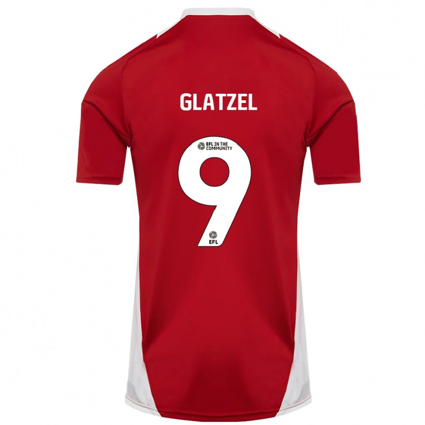 Danxen Men Paul Glatzel #9 Red White Gold Home Jersey 2025/26 T-Shirt