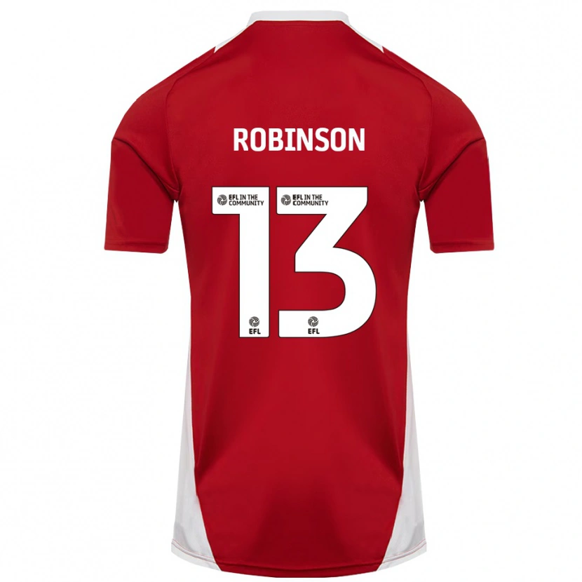 Danxen Men Anton Robinson #13 Red White Gold Home Jersey 2025/26 T-Shirt