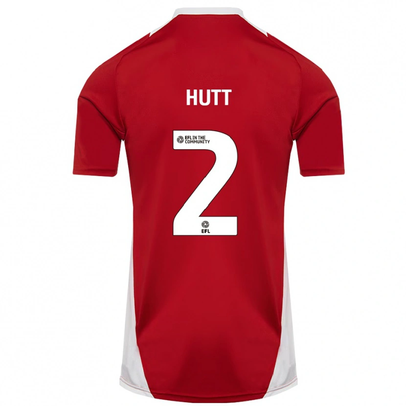 Danxen Men Liam Hutt #2 Red White Gold Home Jersey 2025/26 T-Shirt