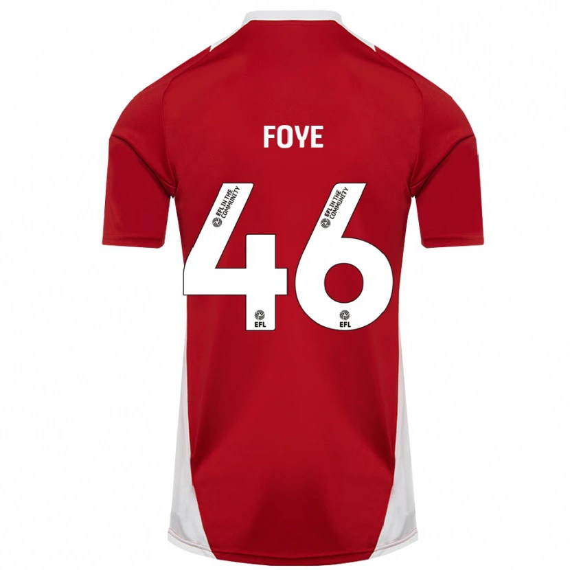 Danxen Men Owen Foye #46 Red White Gold Home Jersey 2025/26 T-Shirt