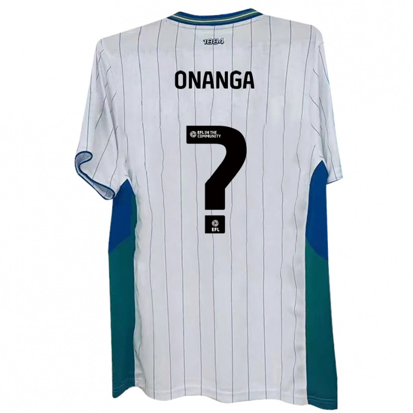 Danxen Men Kiera Onanga #0 White Green Blue Home Jersey 2025/26 T-Shirt