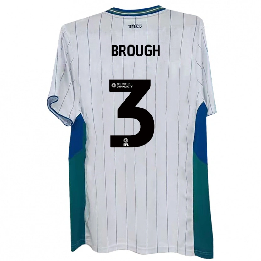 Danxen Men Patrick Brough #3 White Green Blue Home Jersey 2025/26 T-Shirt