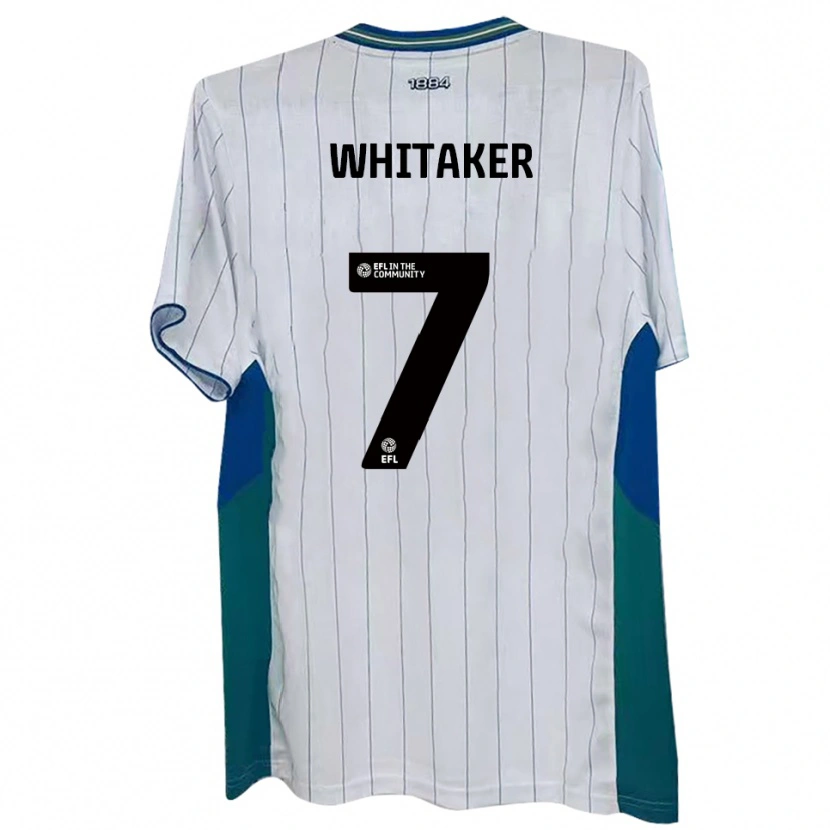 Danxen Men Charlie Whitaker #7 White Green Blue Home Jersey 2025/26 T-Shirt