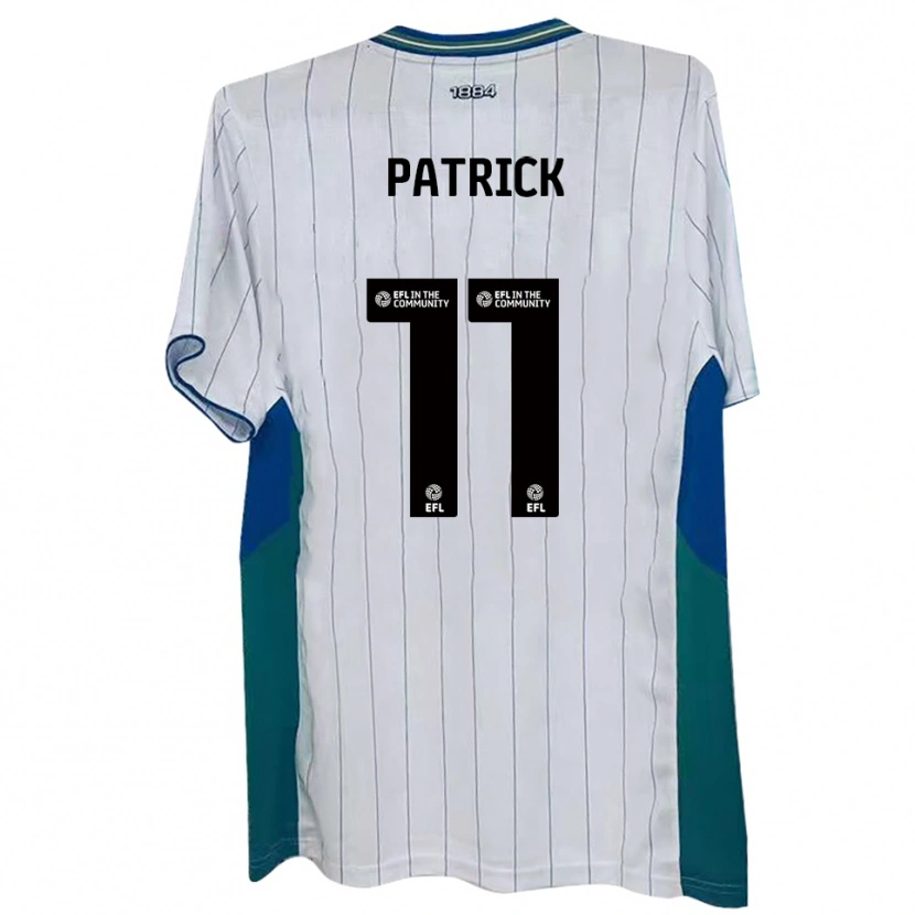 Danxen Men Omari Patrick #11 White Green Blue Home Jersey 2025/26 T-Shirt