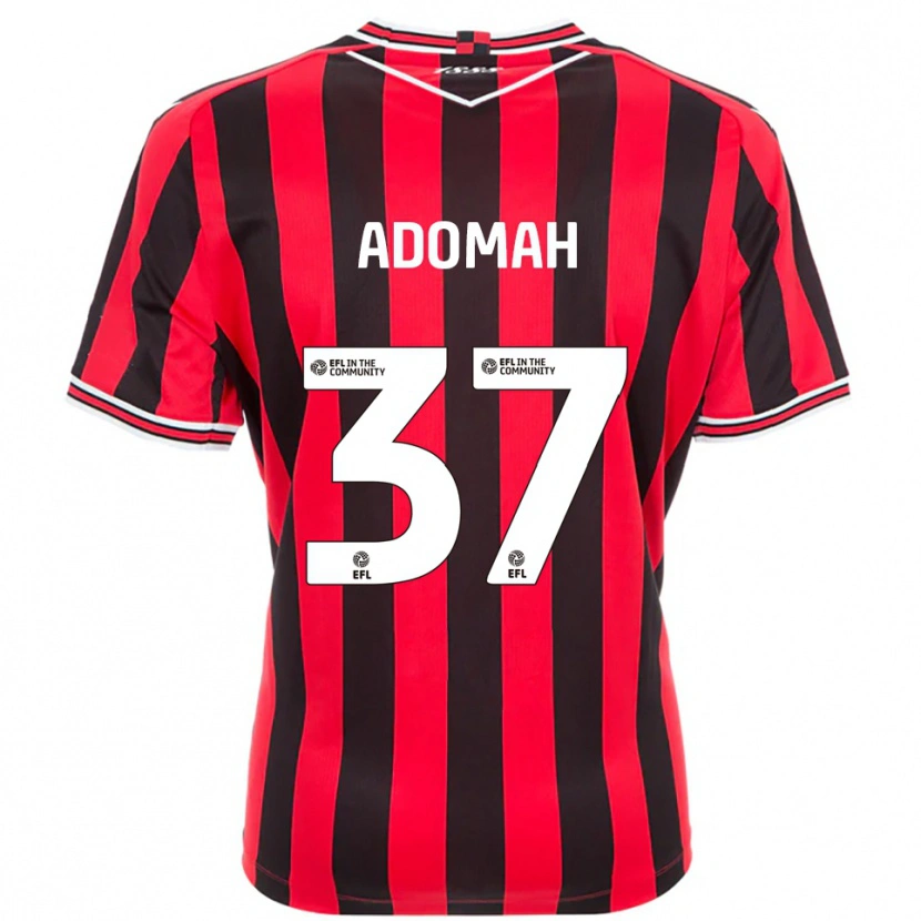 Danxen Men Albert Adomah #37 Red Black Home Jersey 2025/26 T-Shirt
