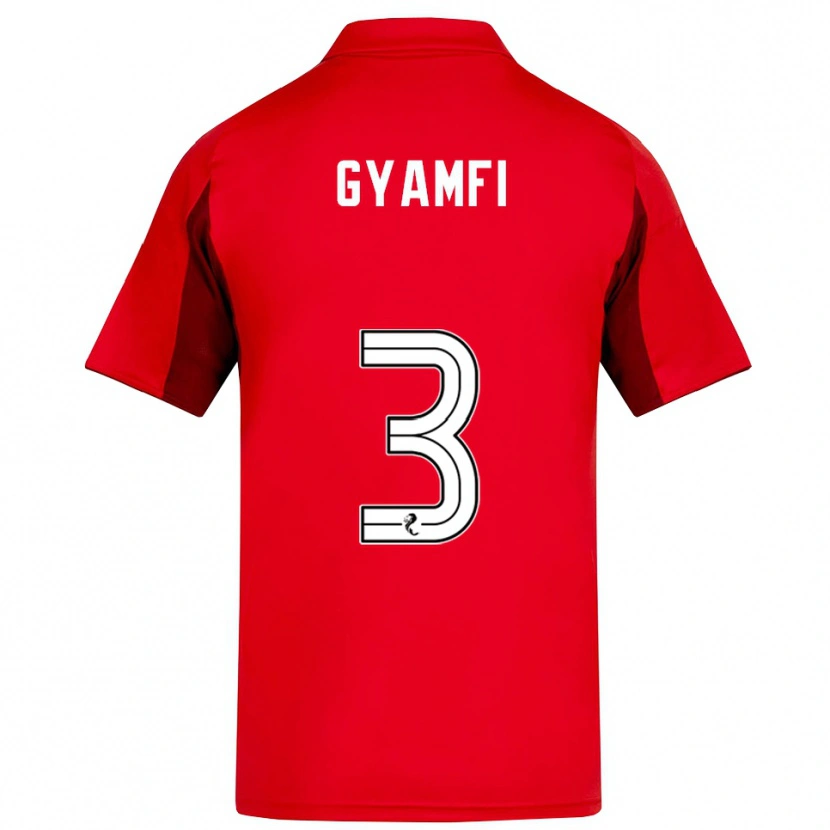 Danxen Men Emmanuel Gyamfi #3 Red Burgundy Home Jersey 2025/26 T-Shirt