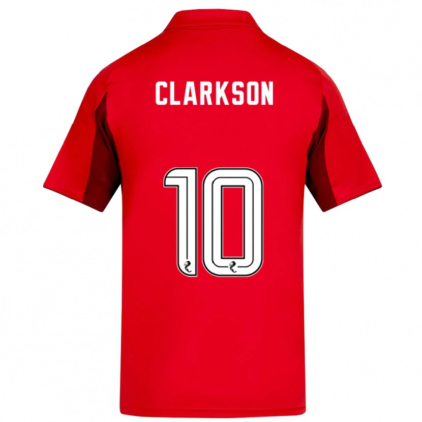 Danxen Men Leighton Clarkson #10 Red Burgundy Home Jersey 2025/26 T-Shirt