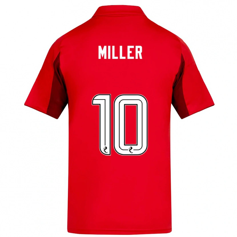 Danxen Men Darcie Miller #10 Red Burgundy Home Jersey 2025/26 T-Shirt