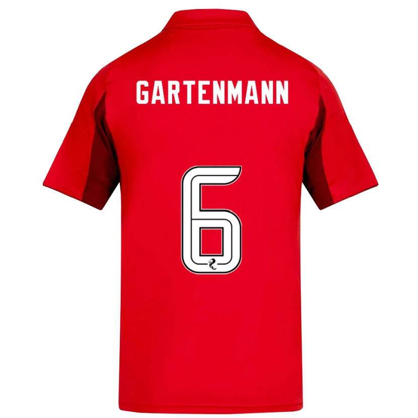 Danxen Men Stefan Gartenmann #6 Red Burgundy Home Jersey 2025/26 T-Shirt