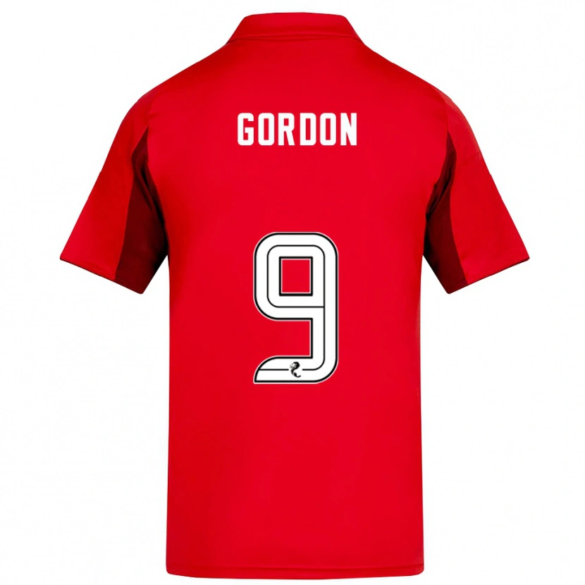 Danxen Men Lauren Gordon #9 Red Burgundy Home Jersey 2025/26 T-Shirt