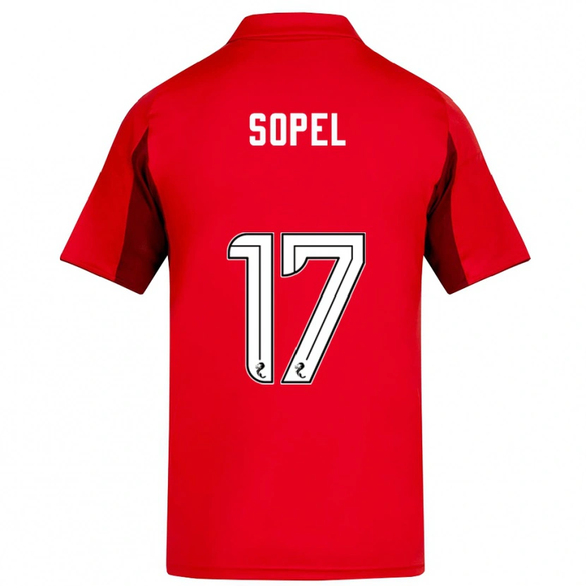 Danxen Men Nadia Sopel #17 Red Burgundy Home Jersey 2025/26 T-Shirt